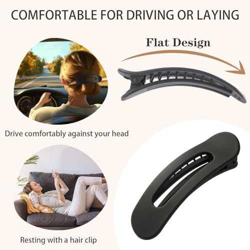 50% Off Lahnie 8-Pack Flat Hair Clips for Women - Image 5