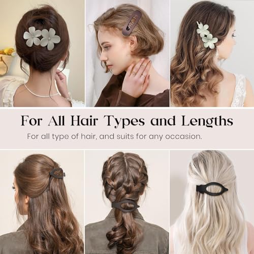 50% Off Lahnie 8-Pack Flat Hair Clips for Women - Image 7