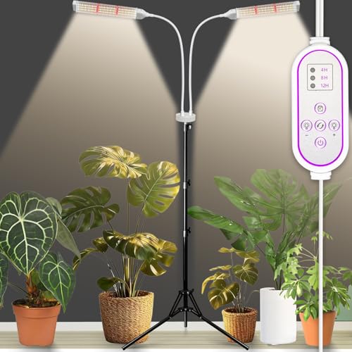 38% Off Secefeao 210 LED Grow Light with Timer & Stand - Image 1