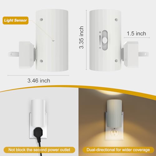 50% Off WSKVEZZA Dimmable Sensor Night Lights (2-Pack) - Image 5