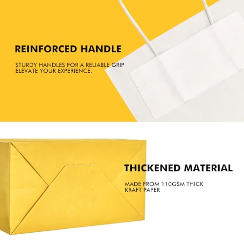 Save 40% on RACETOP 32-Pack Kraft Gift Bags with Handles - Image 3