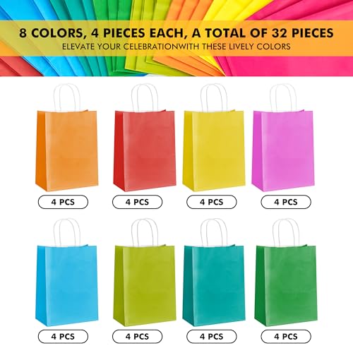 Save 40% on RACETOP 32-Pack Kraft Gift Bags with Handles - Image 4