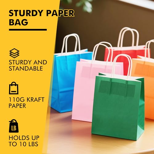 Save 40% on RACETOP 32-Pack Kraft Gift Bags with Handles - Image 5