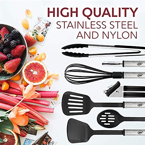 45% Off 24-Piece Kitchen Utensil Set with Stainless Steel Handles - Image 2