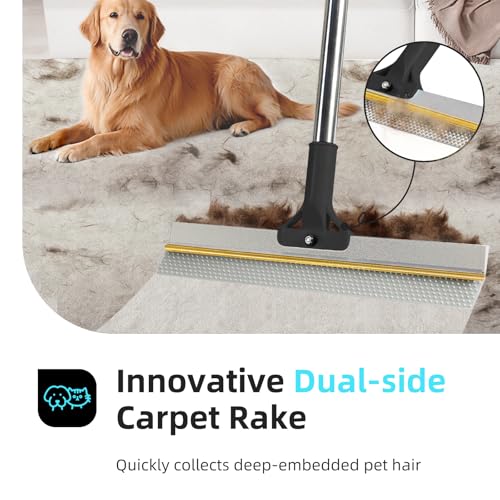 65% Off VTOPVMAX Carpet Rake for Pet Hair Removal - Image 2
