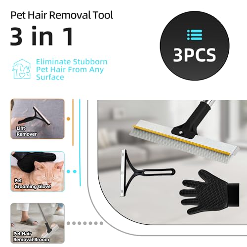 65% Off VTOPVMAX Carpet Rake for Pet Hair Removal - Image 5