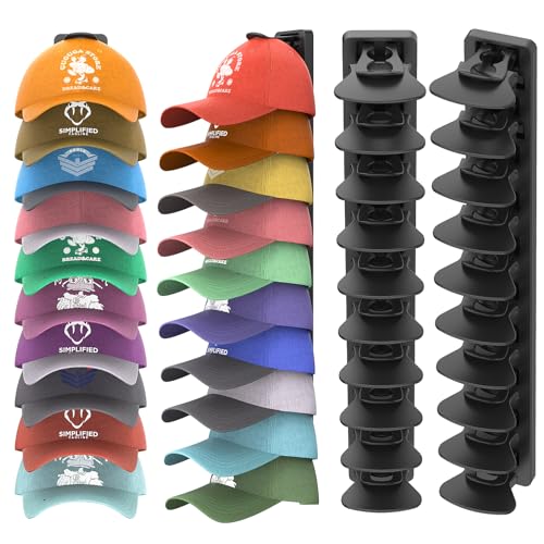 Save 25% on 2-Pack Hat Organizer for 40 Baseball Caps - Image 1