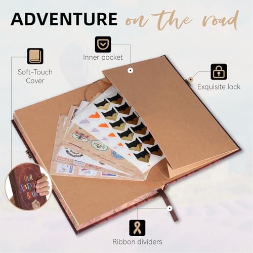 40% Off AIPASA Adventure Travel Scrapbook Journal - Image 4