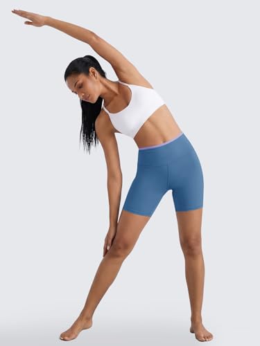 50% Off Aoysky Women's Color Block Workout Biker Shorts - Image 6