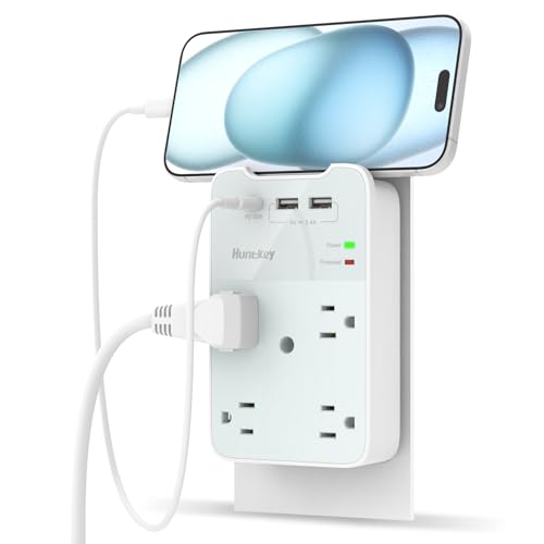 50% Off Huntkey Outlet Extender Surge Protector with USB Charging - Image 1