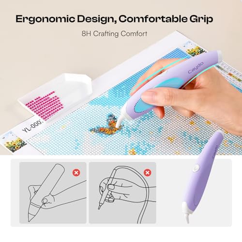 32% Off Caydo Cordless Electric Diamond Painting Pen - Image 4
