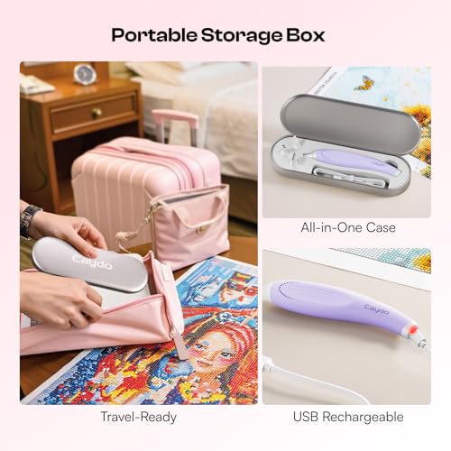 32% Off Caydo Cordless Electric Diamond Painting Pen - Image 5