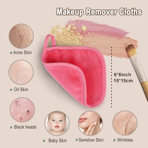 30% Off KODAMO Reusable Makeup Remover Cloths, 12-Pack - Image 3