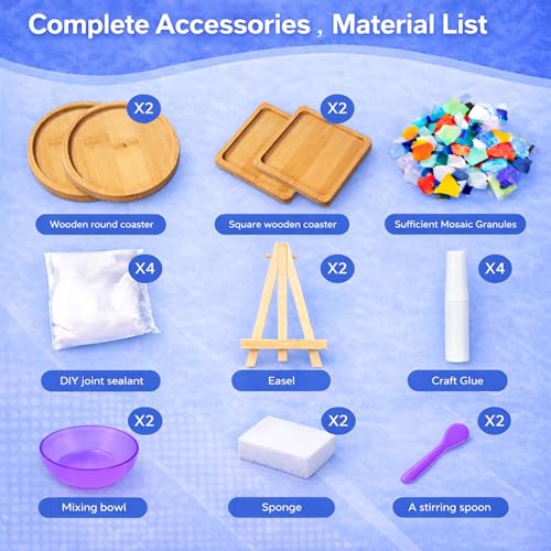 Save 13% on GHAHILI DIY Mosaic Craft Kits with Code 7KBD8LJN - Image 4