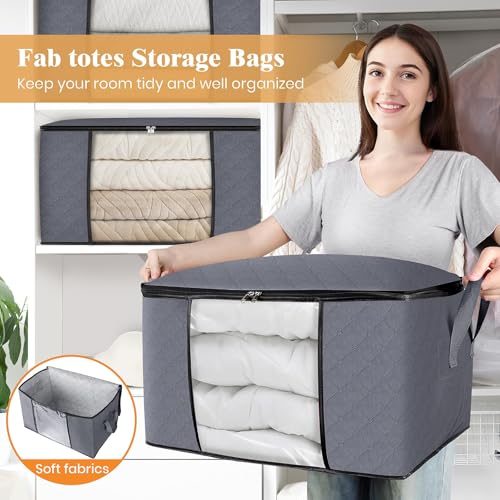 31% Off Fab totes Foldable Storage Bags with Reinforced Handles - Image 5