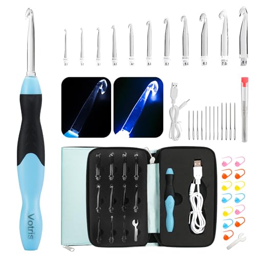 40% Off Votris Light Up Crochet Hook Set with Code