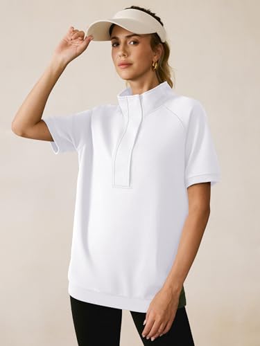 47% Off ANRABESS Women's Lightweight Oversized Polo Top - Image 4