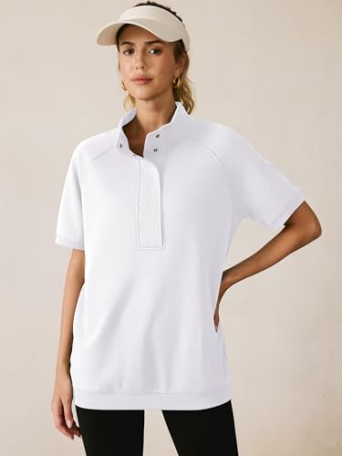 47% Off ANRABESS Women's Lightweight Oversized Polo Top - Image 5
