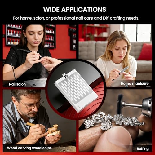 50% Off AIKYA Professional Nail Dust Collector - Cordless Vacuum - Image 7