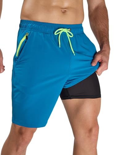 50% Off Arcweg Men's Swim Trunks with Compression Liner - Image 1