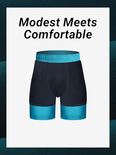 50% Off Arcweg Men's Swim Trunks with Compression Liner - Image 4