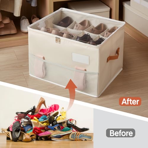 50% Off Chewlish Foldable Shoe Organizer with Clear Cover - Image 3