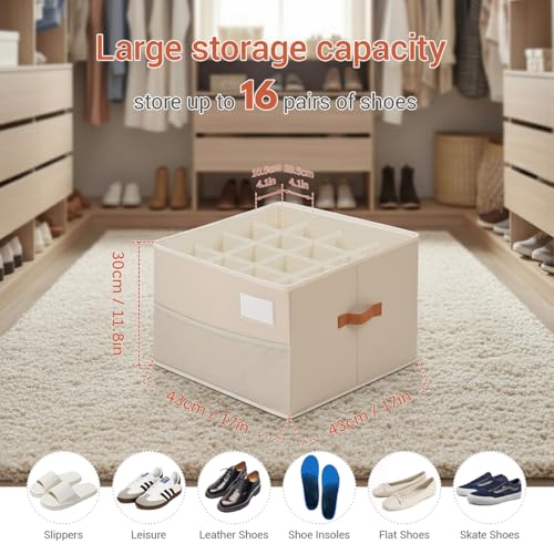 50% Off Chewlish Foldable Shoe Organizer with Clear Cover - Image 4