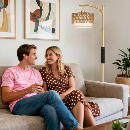 40% Off Ambimall Adjustable Arc Floor Lamp with Remote - Image 5