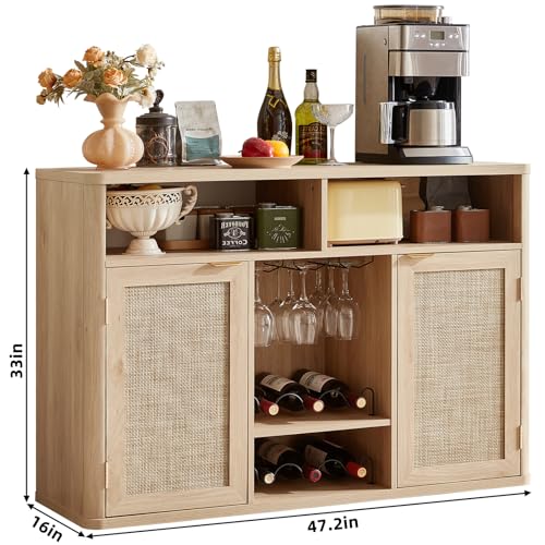 58% Off Lerliuo Rattan Wine Cabinet with Code F6P69G96 - Image 3