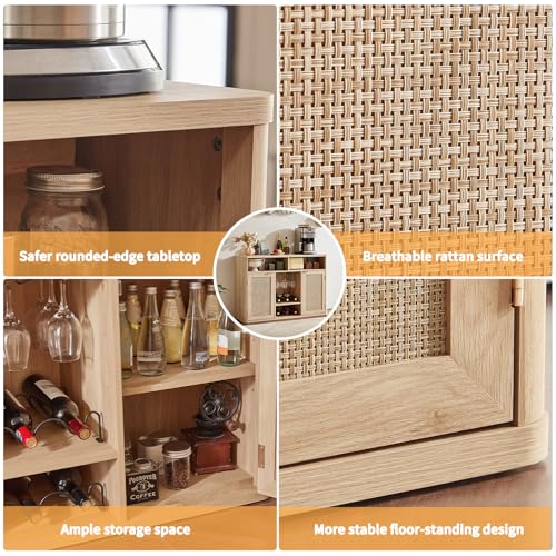 58% Off Lerliuo Rattan Wine Cabinet with Code F6P69G96 - Image 6