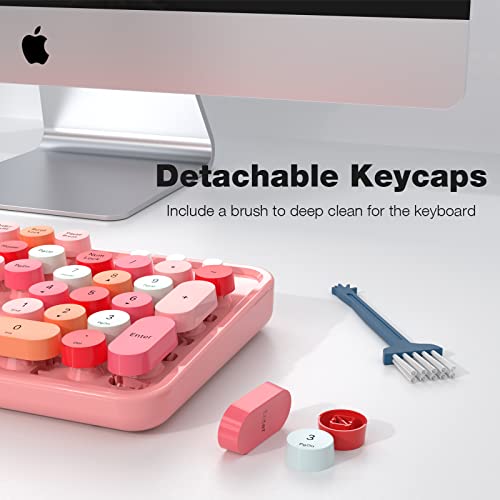 50% Off MOFII Pink Wireless Keyboard & Mouse Combo - Image 6