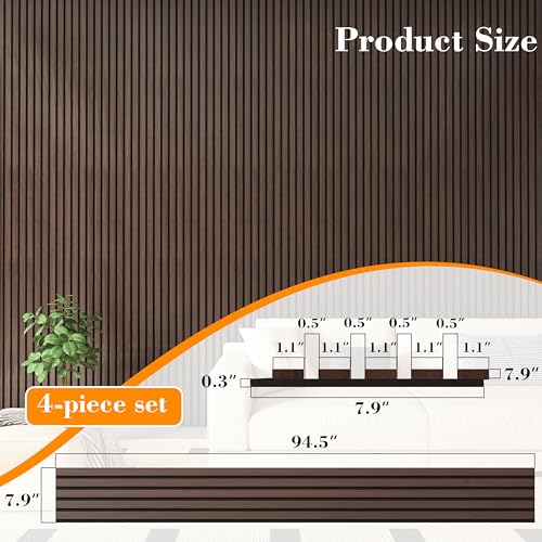 50% Off Sunny Heart Wood Slat Acoustic Wall Panels - Image 2