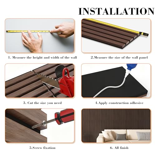 50% Off Sunny Heart Wood Slat Acoustic Wall Panels - Image 7