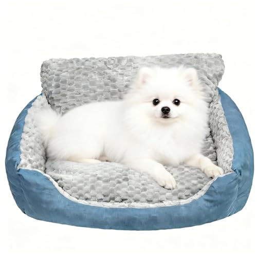 Save 54% on NOFKYNOXA Plush Dog Bed for Small Pets - Image 1