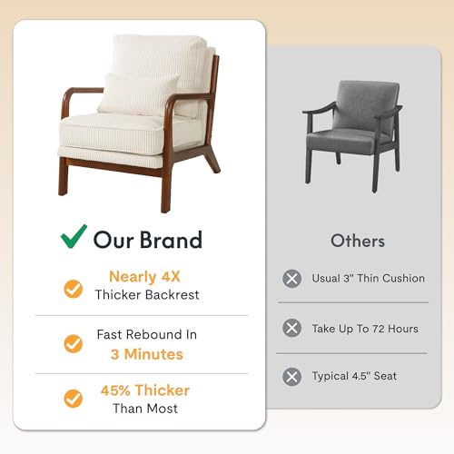 35% Off Flexispot Mid-Century Modern Accent Chair - Image 3