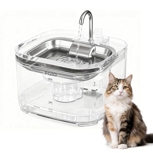 Save 20% on PGID 108oz Cat Water Fountain with Quiet Pump - Image 1