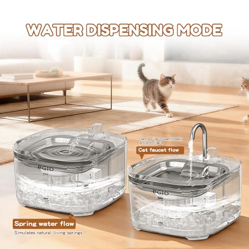 Save 20% on PGID 108oz Cat Water Fountain with Quiet Pump - Image 3