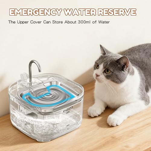 Save 20% on PGID 108oz Cat Water Fountain with Quiet Pump - Image 5