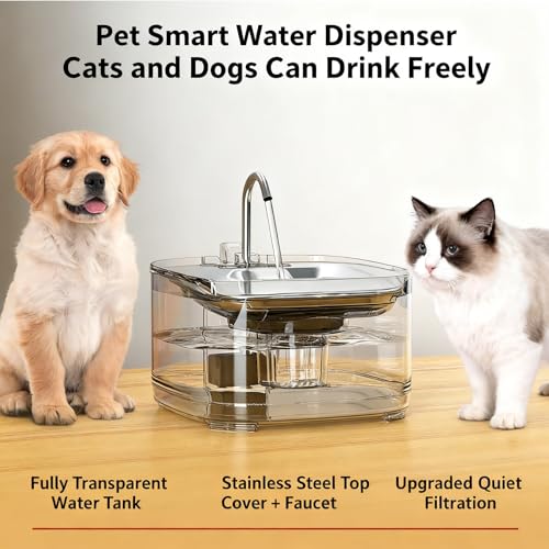 Save 20% on PGID 108oz Cat Water Fountain with Quiet Pump - Image 7
