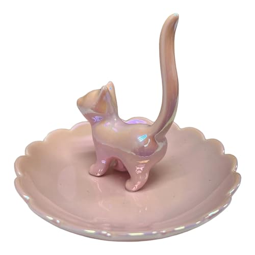 Save 13% on ROSA&ROSE Ceramic Cat Ring Holder Jewelry Tray - Image 3