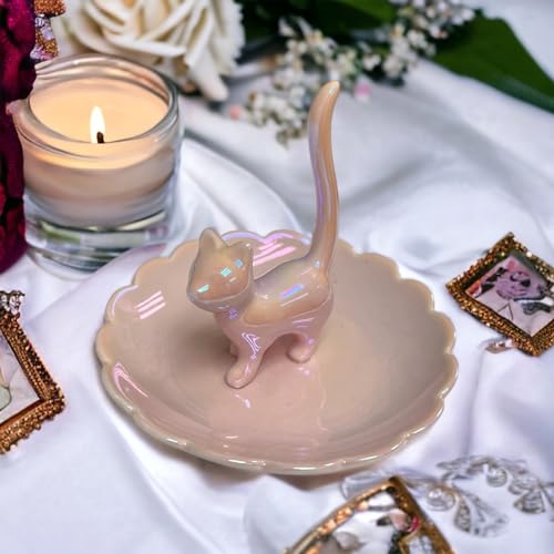 Save 13% on ROSA&ROSE Ceramic Cat Ring Holder Jewelry Tray - Image 5