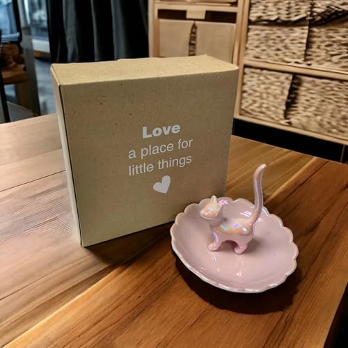 Save 13% on ROSA&ROSE Ceramic Cat Ring Holder Jewelry Tray - Image 7