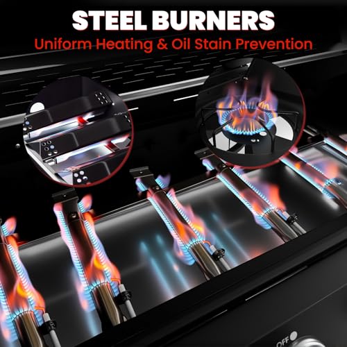 30% Off RYHOFOUD 6-Burner Propane Gas Grill with 60,000 BTU - Image 5