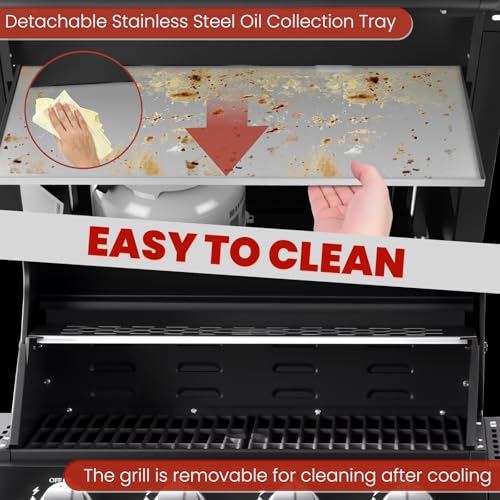 30% Off RYHOFOUD 6-Burner Propane Gas Grill with 60,000 BTU - Image 6