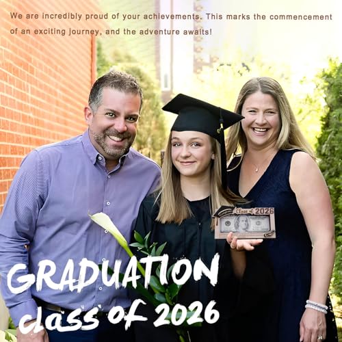 50% Off Wooden Graduation Money Holder for Class of 2026 - Image 2