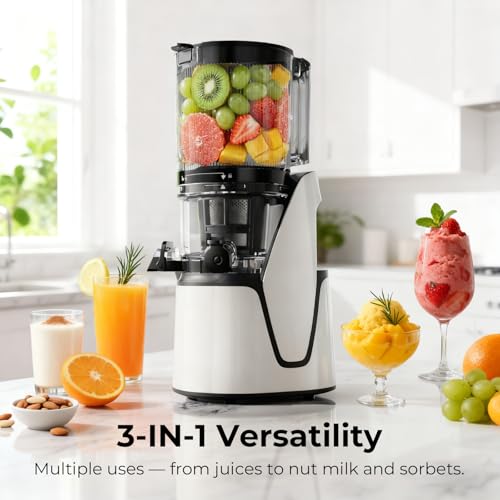 32% Off EanOruus 3-in-1 Masticating Juicer with Code - Image 2