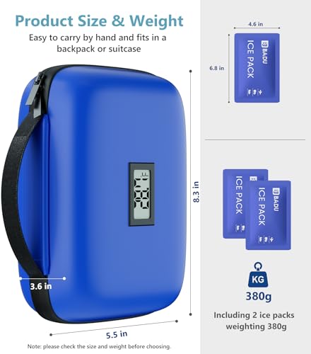 50% Off Insulin Cooler Travel Case with Temperature Display - Image 3