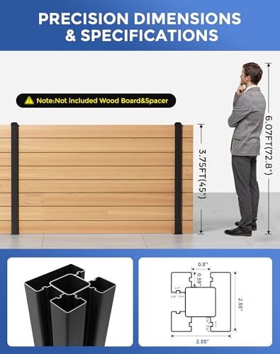 50% Off Heavy-Duty Aluminum No-Dig Fence Post - Image 3