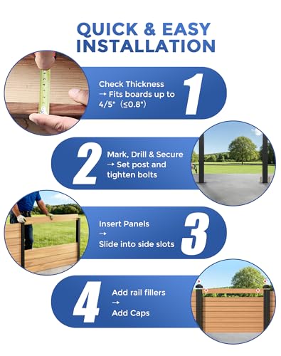 50% Off Heavy-Duty Aluminum No-Dig Fence Post - Image 5