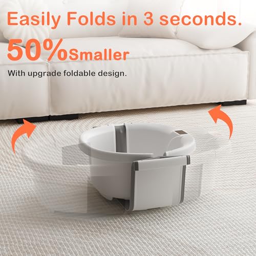 45% Off Spluvvly Collapsible Baby Bathtub with Thermometer - Image 4